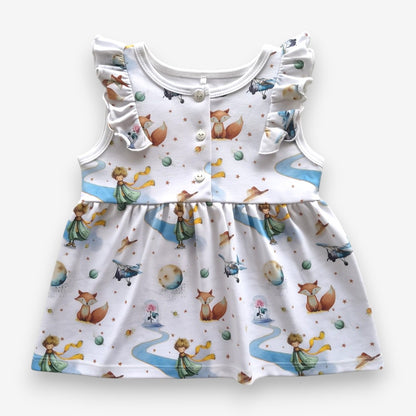 Pijama Corto Niña 100% Algodón Pima – Viajero de las Estrellas
