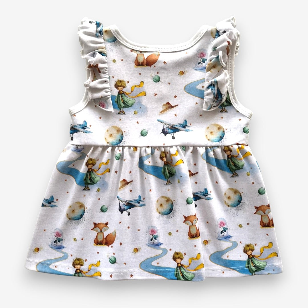 Pijama Corto Niña 100% Algodón Pima – Viajero de las Estrellas