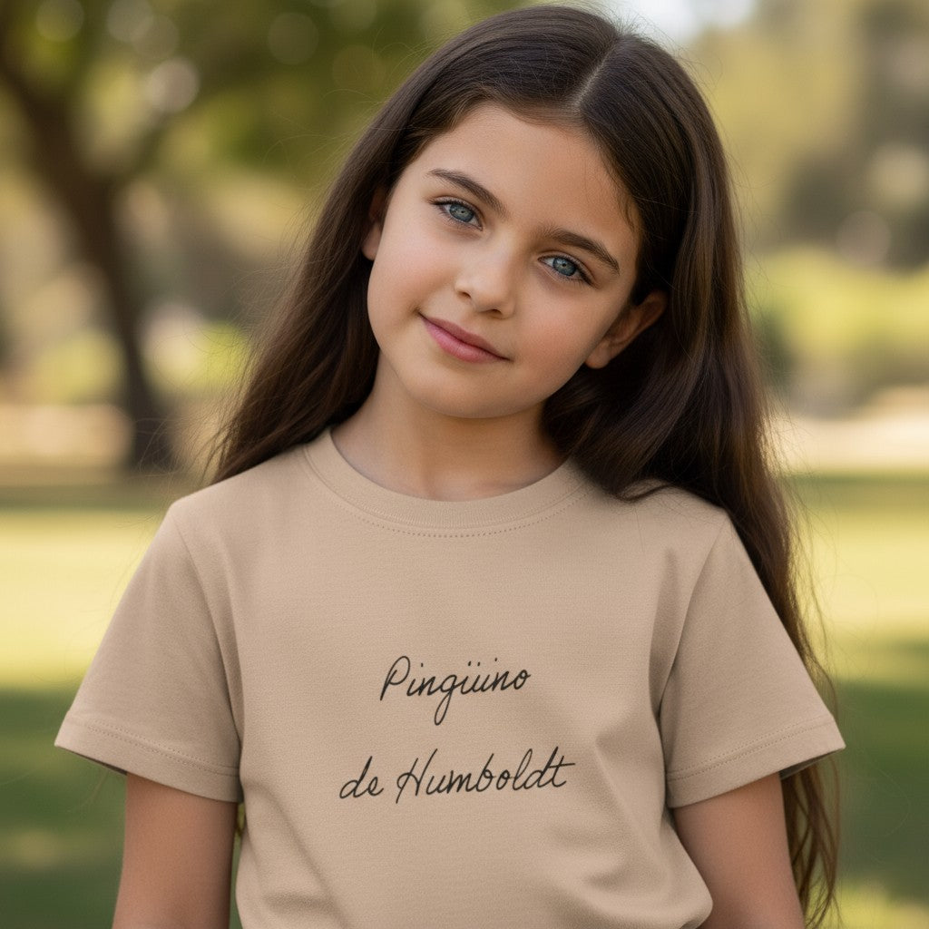 Polera Manga Corta 100% algodón pima – Pingüino de Humboldt