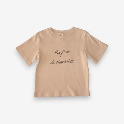 Polera Manga Corta 100% algodón pima – Pingüino de Humboldt