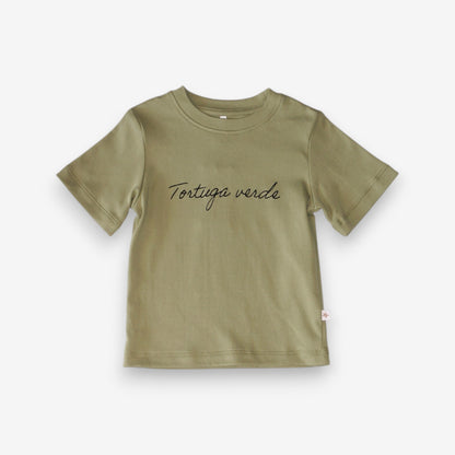 Polera Manga Corta 100% algodón pima – Tortuga Verde