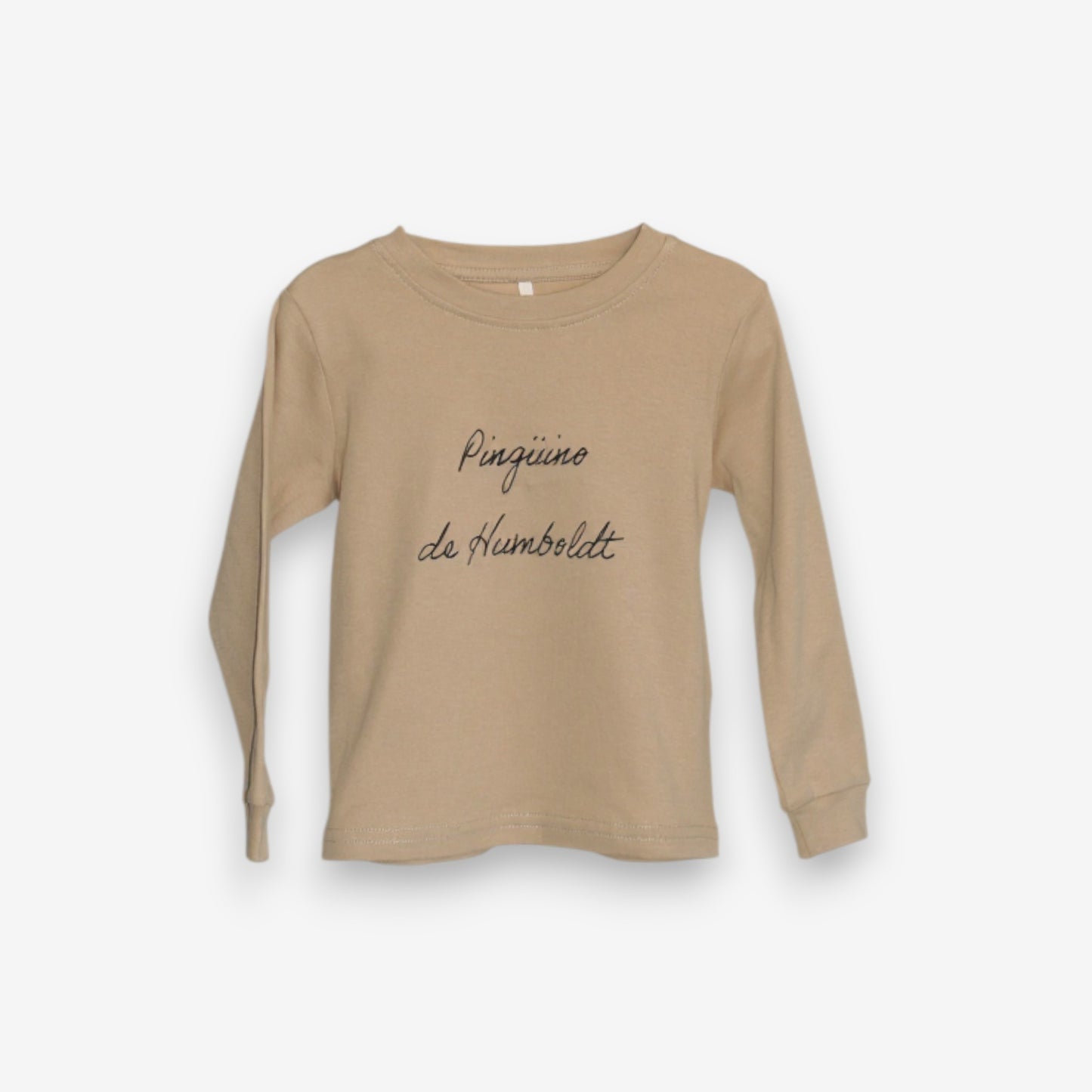 Polera Manga Larga 100% algodón pima – Pingüino de Humboldt