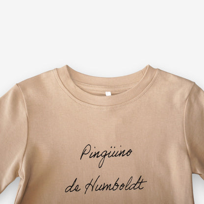 Polera Manga Larga 100% algodón pima – Pingüino de Humboldt