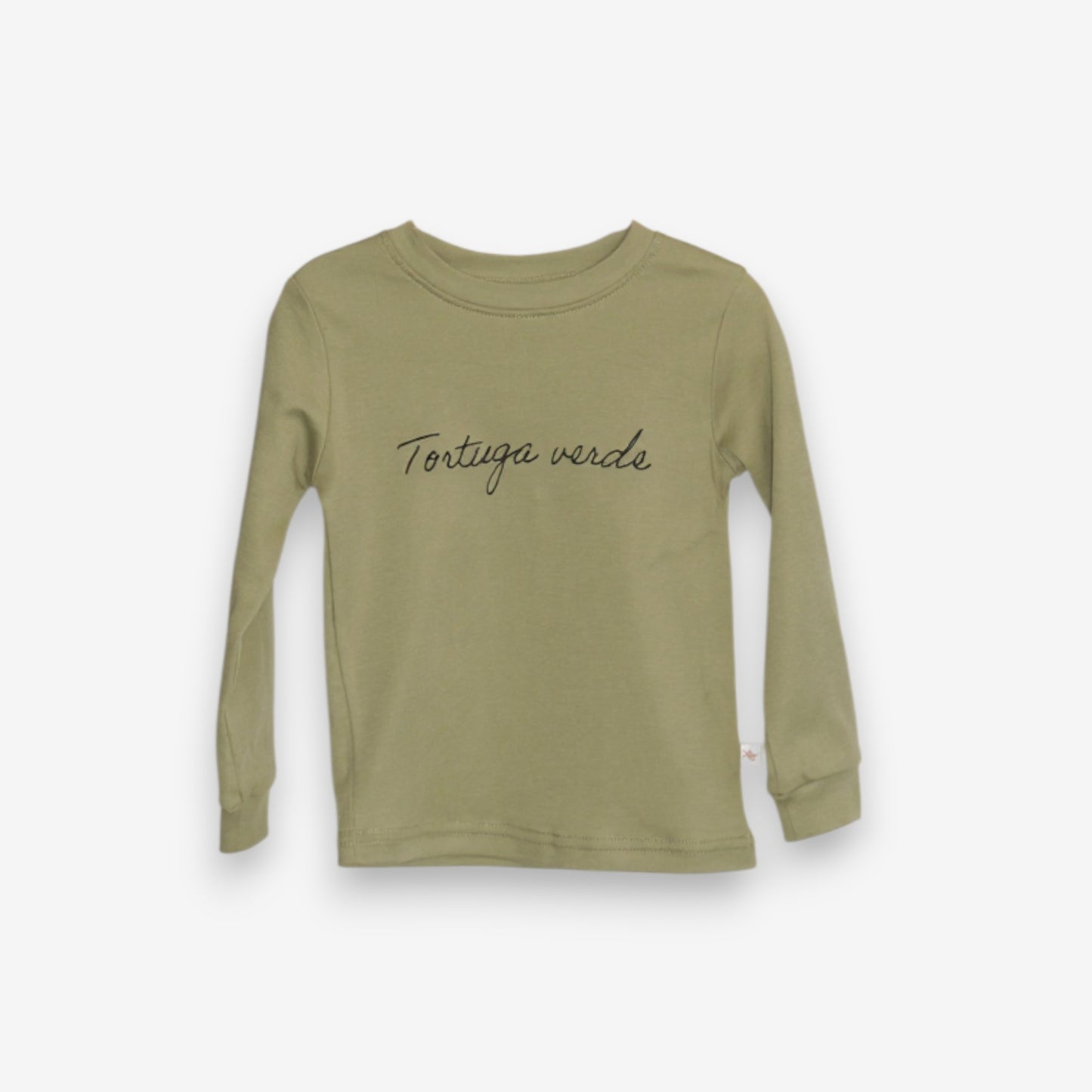 Polera Manga Larga 100% algodón pima – Tortuga Verde