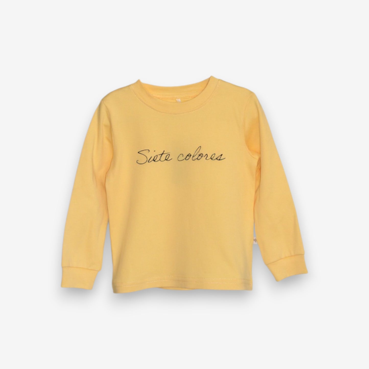 Polera Manga Larga 100% algodón pima – Siete Colores